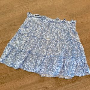 Blue Floral Skirt from Altar’d State!